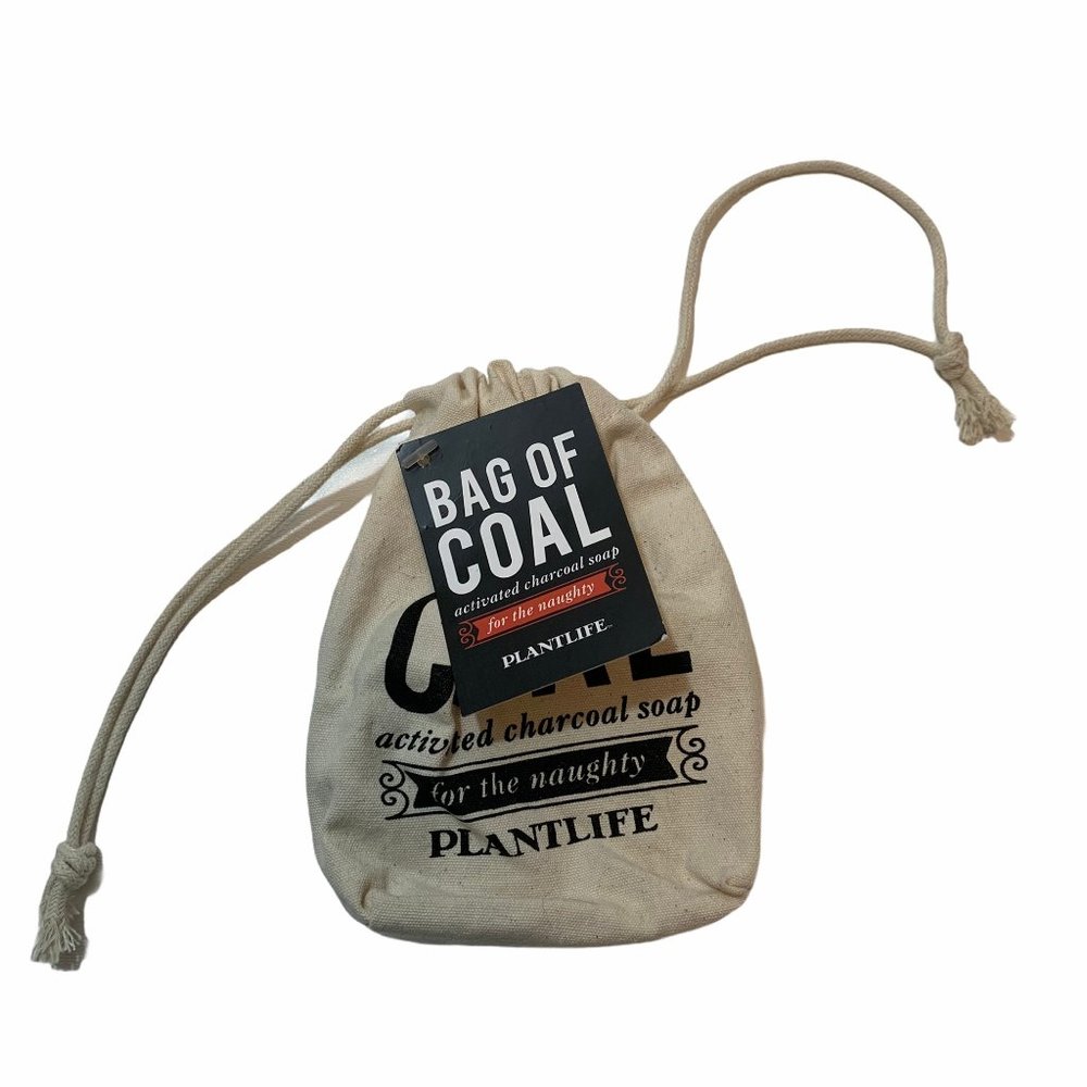 Bag of Coal for the Naughty Charcoal Soap‎